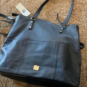 Kooba black leather purse new